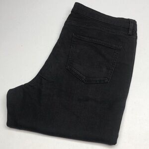 LIKE NEW R JEANS THE SUPER HIGH-RISE CROP BLACK JEANS 18/34x26 ⭐️